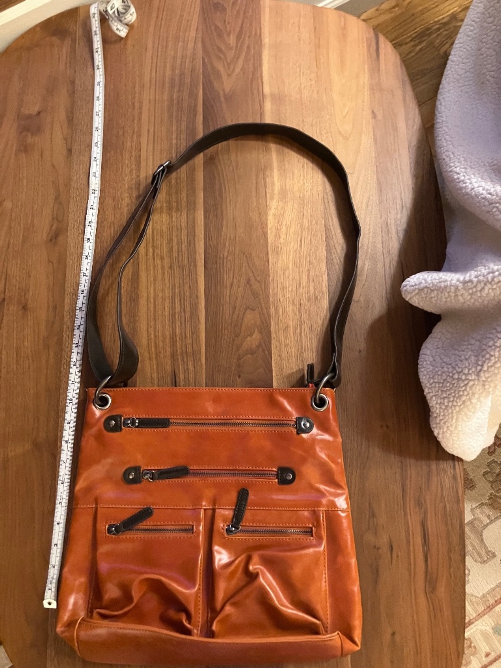 Orange satchel